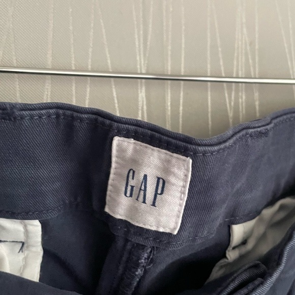 GAP Essential Khaki Pants Straight Taper Vintage Navy Blue Stretch Men’s 42 X 34 - Picture 9 of 12